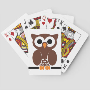 Jeu De Cartes Caricature de Owl