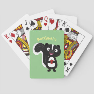 Jeu De Cartes Caricature de skunk jote happy