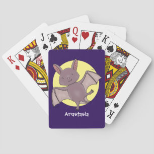 Jeu De Cartes Caricature de vol de chauve-souris