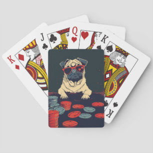 Jeu De Cartes Carlin avec jetons de poker