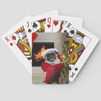 Jeu De Cartes Carlin Père Noël de attente de Noël