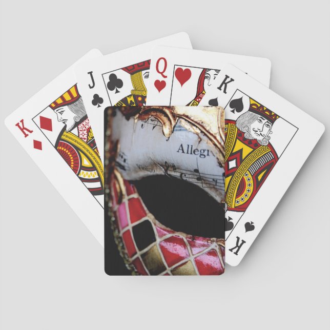 Jeu De Cartes Carnaval - Italie - Masque (dos)