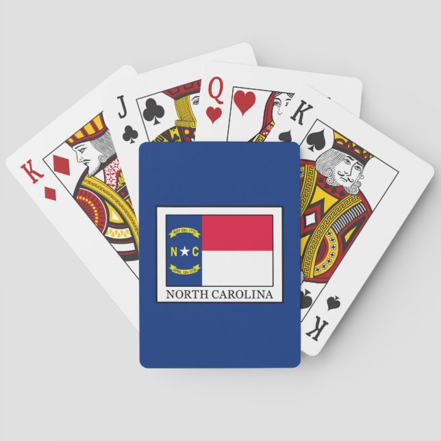 Jeu De Cartes Caroline du Nord (dos)