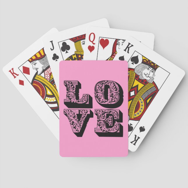 JEU DE CARTES CARRÉ AMOUR (dos)