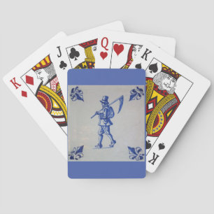 Jeu De Cartes Carreaux bleus Delft - Modèle