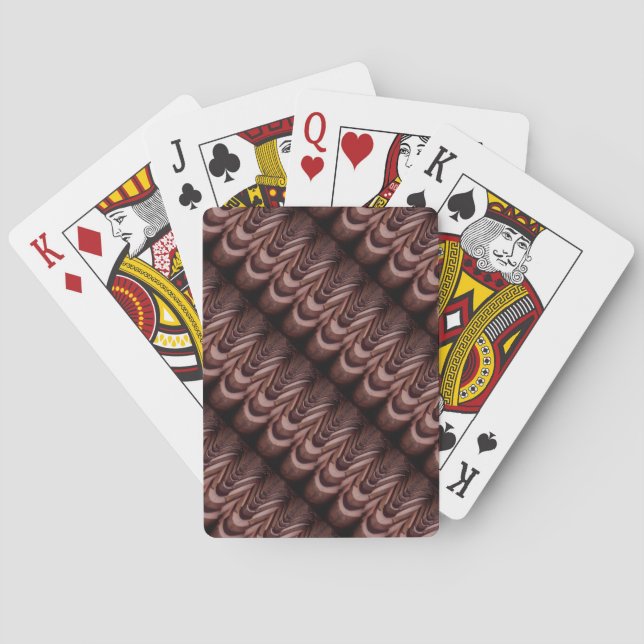 Jeu De Cartes Carreaux de toit rustiques avec perspective unique (dos)
