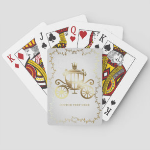 Jeu De Cartes Carrosse élégant doré Histoire de Blanche-Neige Ro