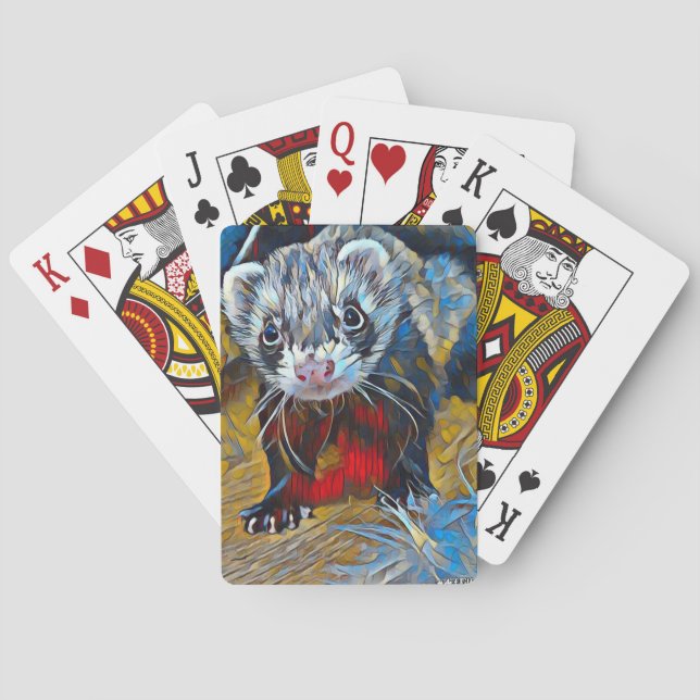 Jeu De Cartes Carte à jouer à Ferret (dos)