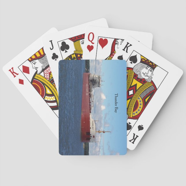 Jeu De Cartes Carte à jouer à Thunder Bay (dos)