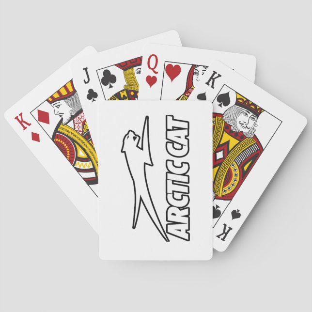 Jeu De Cartes Carte à jouer Chat d'artique (dos)