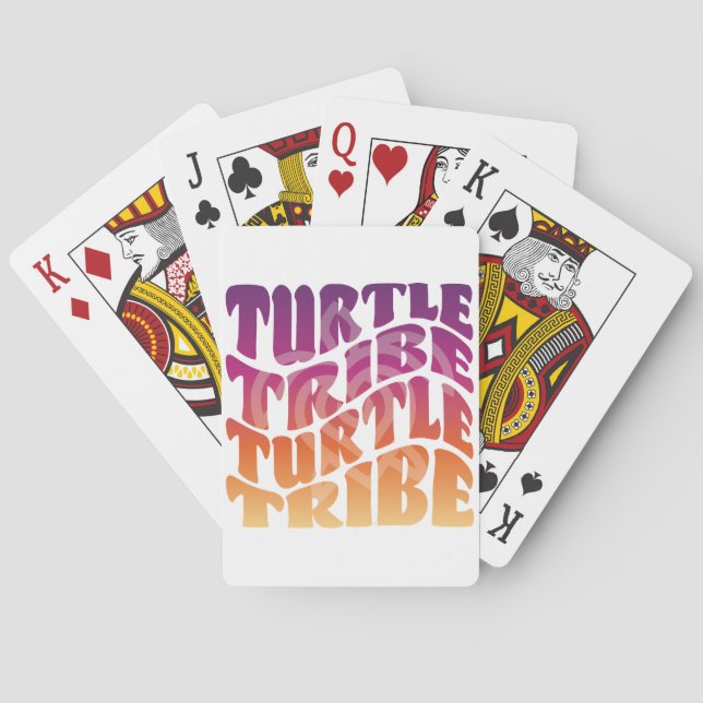 Jeu De Cartes Carte à jouer ondulée TT (dos)