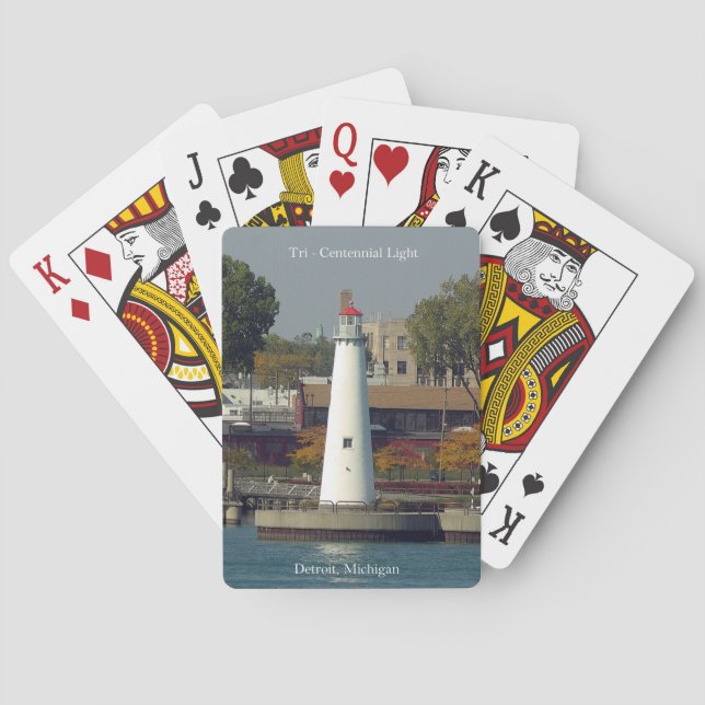 Jeu De Cartes Carte à jouer Tri Centennial Light (dos)