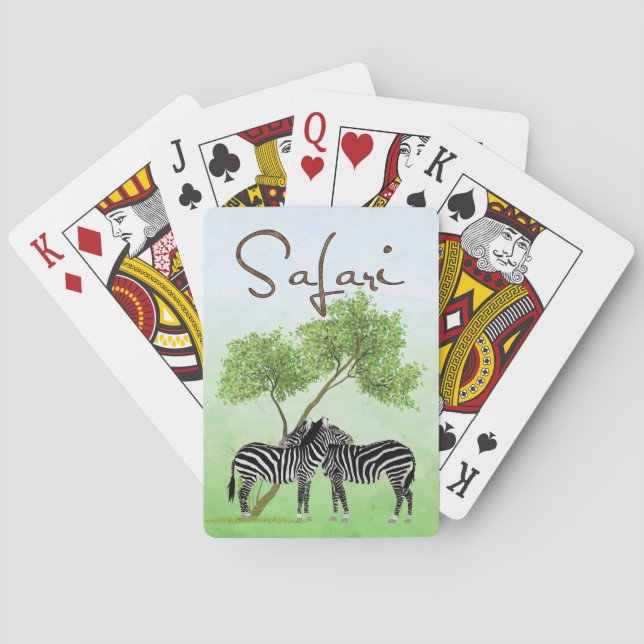 Jeu De Cartes Carte Africaine (dos)