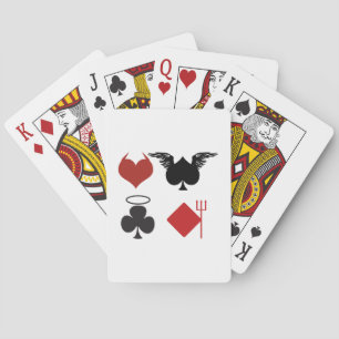 Jeu De Cartes Carte Ange et Diable Convient à bicyclette Playing
