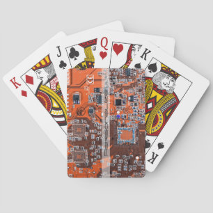 Jeu De Cartes Carte circuit imprimé circuit orange PCB
