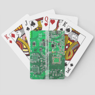 Jeu De Cartes Carte circuit imprimé circuit vert PCB