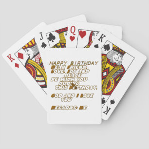 Jeu De Cartes Carte d'anniversaire pour un ami chrétien