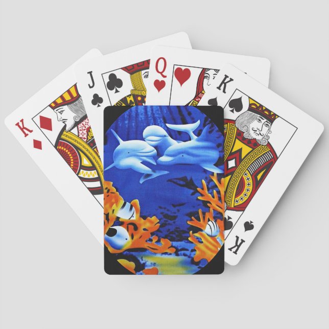 Jeu De Cartes Carte Dauphins (dos)
