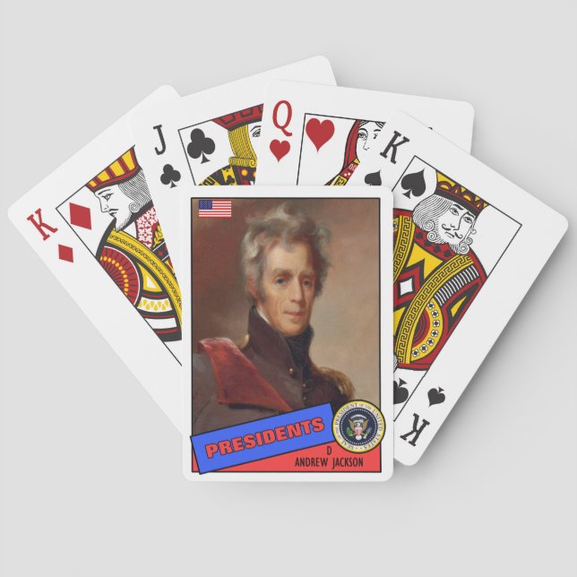 Jeu De Cartes Carte de baseball d'Andrew Jackson (dos)