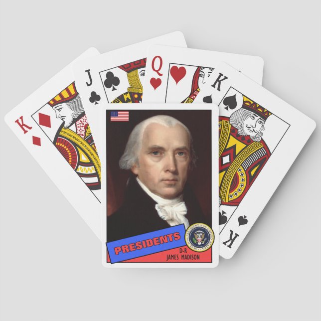 Jeu De Cartes Carte de baseball de James Madison (dos)