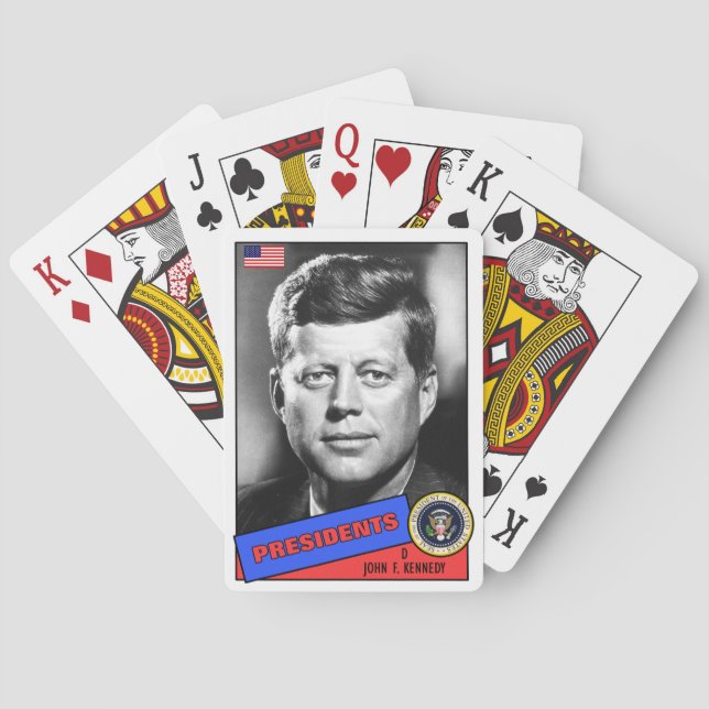 Jeu De Cartes Carte de baseball de John F. Kennedy (dos)