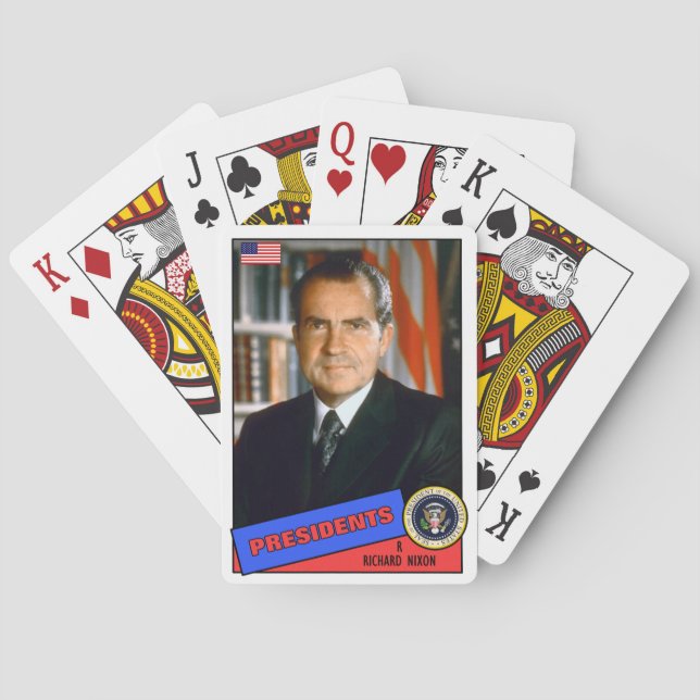 Jeu De Cartes Carte de baseball de Richard Nixon (dos)