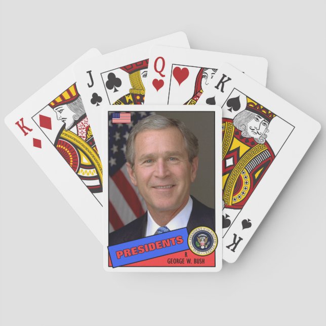 Jeu De Cartes Carte de baseball George W. Bush (dos)
