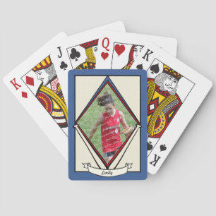 Jeu De Cartes Carte de baseball vintage avec photo