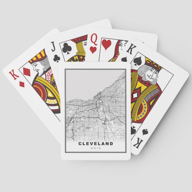 Jeu De Cartes Carte de Cleveland (dos)