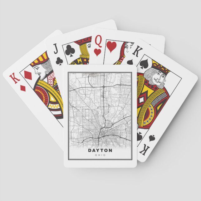 Jeu De Cartes Carte de Dayton (dos)