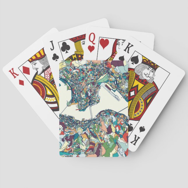 Jeu De Cartes Carte de Hong Kong, Chine (dos)