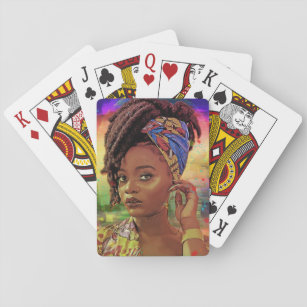 Jeu De Cartes Carte de jeu afro-américaine