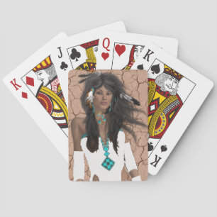 Jeu De Cartes Carte de jeu des femmes amérindiennes