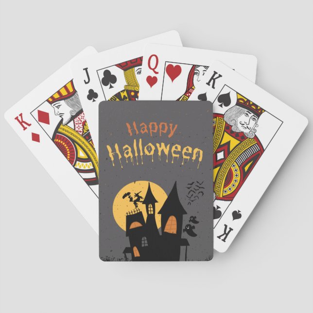 Jeu De Cartes Carte de jeu Halloween (dos)
