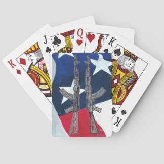 Jeu De Cartes Carte de jeu patriotique AK47