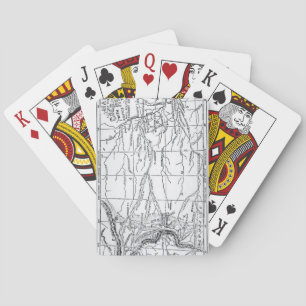 Jeu De Cartes Carte de la région de l'or, publiée dans 'The Week