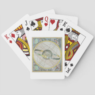 Jeu De Cartes Carte de la trajectoire de la Lune autour de la Te