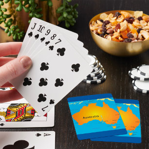 Jeu De Cartes Carte De L'Australie