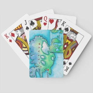 Jeu De Cartes Carte de l'Islande