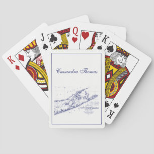 Jeu De Cartes Carte de Long Island The Hamptons