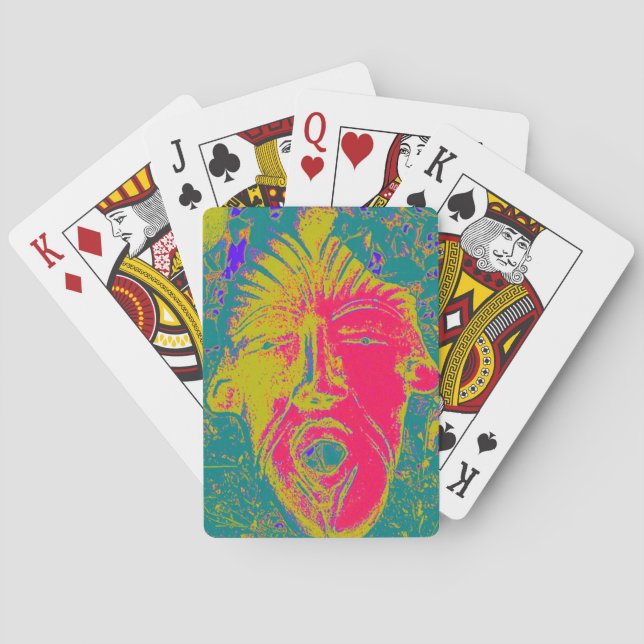 Jeu De Cartes carte de masque à chanter (dos)