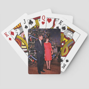 Jeu De Cartes Carte de Noël du président américain John Kennedy