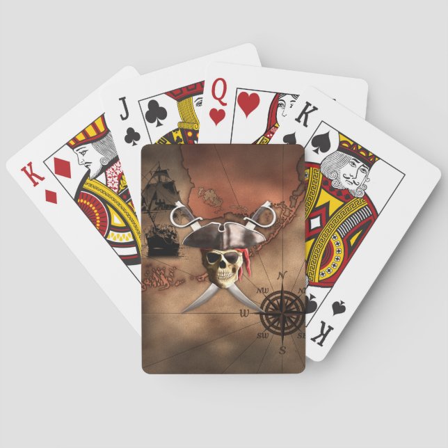 Jeu De Cartes Carte de pirate (dos)