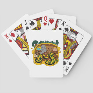 Jeu De Cartes Carte de poker graffiti d'art