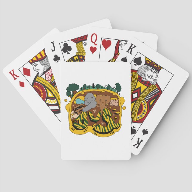Jeu De Cartes Carte de poker graffiti d'art (dos)