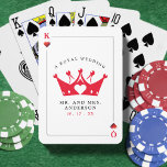 Jeu De Cartes Carte de Poker King & Queen of Hearts Casino<br><div class="desc">Cool roi et reine des coeurs jouant à carte mariage faveur jouer aux cartes. Personnalisez-le avec les détails de votre événement. Idéal pour un poker ou une fête thématique à Las Vegas.</div>