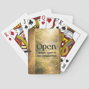 Jeu De Cartes Carte de poker motivationnelle et affirmation insp