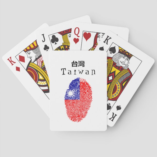 Jeu De Cartes Carte de Poker Taïwan (dos)