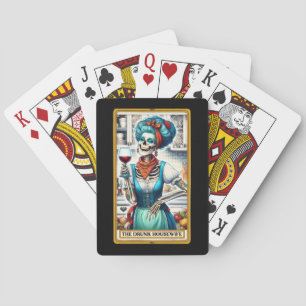 Jeu De Cartes Carte de poker Tarot Skeleton pour femme au foyer