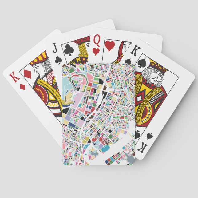 Jeu De Cartes Carte de Tokyo Japon (dos)